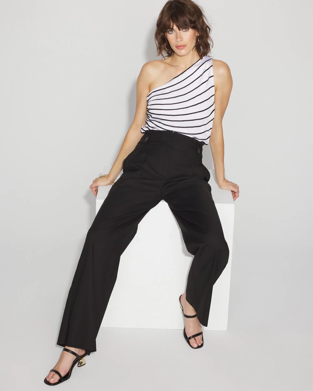 【THE NEWHOUSE】MARYLEBORN WIDE PANT WHBM_Luna Wide Leg